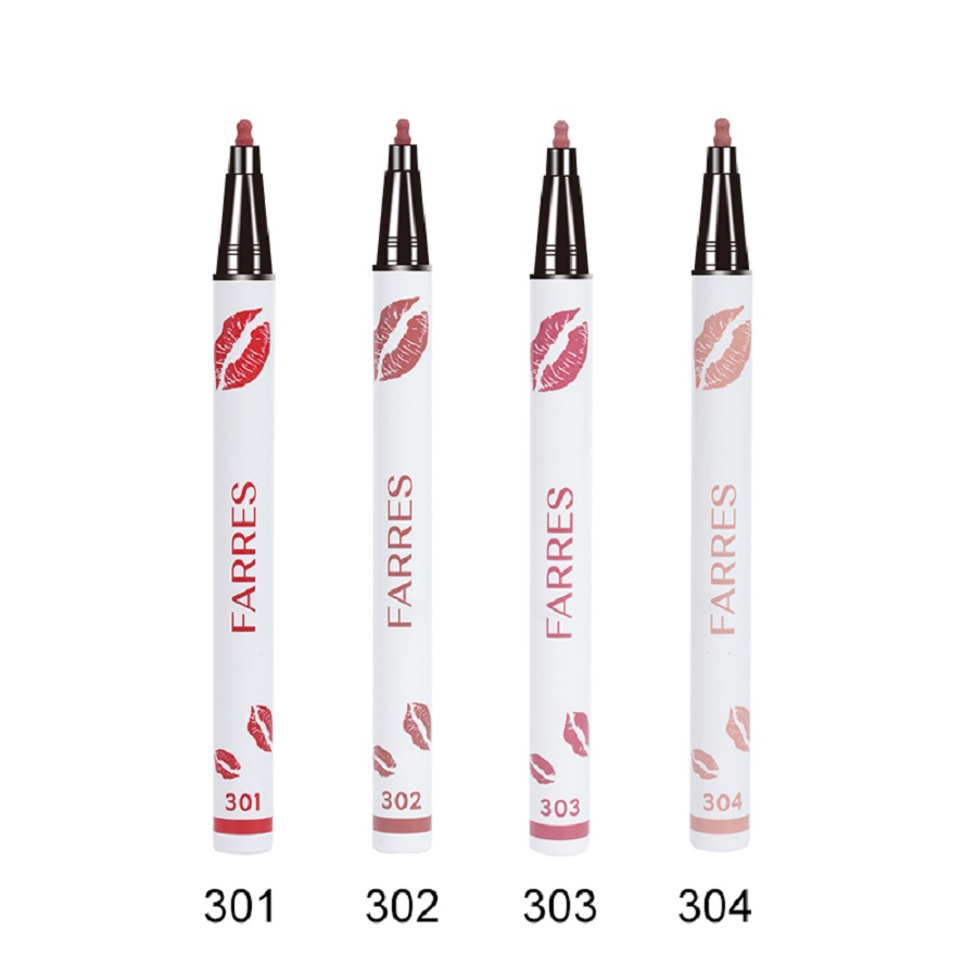 Farres 5301-302 LIP LINER PEN Карандаш-маркер для губ с эффектом татуажа (пыльная роза)