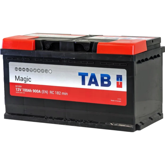 Аккумулятор автомобильный «TAB» Magic 100 R, 900A, 354х175х190, 189800