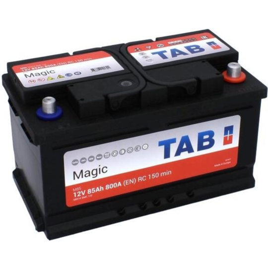 Аккумулятор автомобильный «Tab» Magic 85 R низкий 800A, 189085, 315х175х175 мм