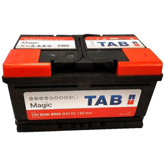 Аккумулятор автомобильный «Tab» Magic 85 R низкий 800A, 189085, 315х175х175 мм