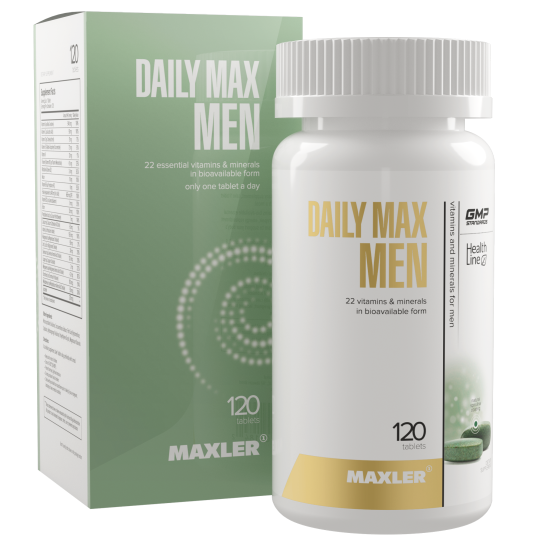 Витамины и минералы Maxler Daily Max Men 120 tabs