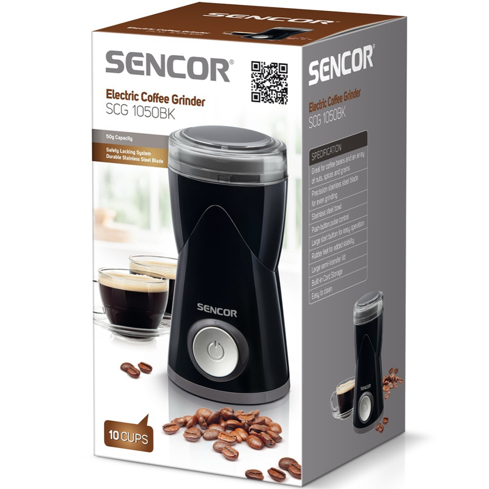 Кофемолка «Sencor» SCG 1050 BK 