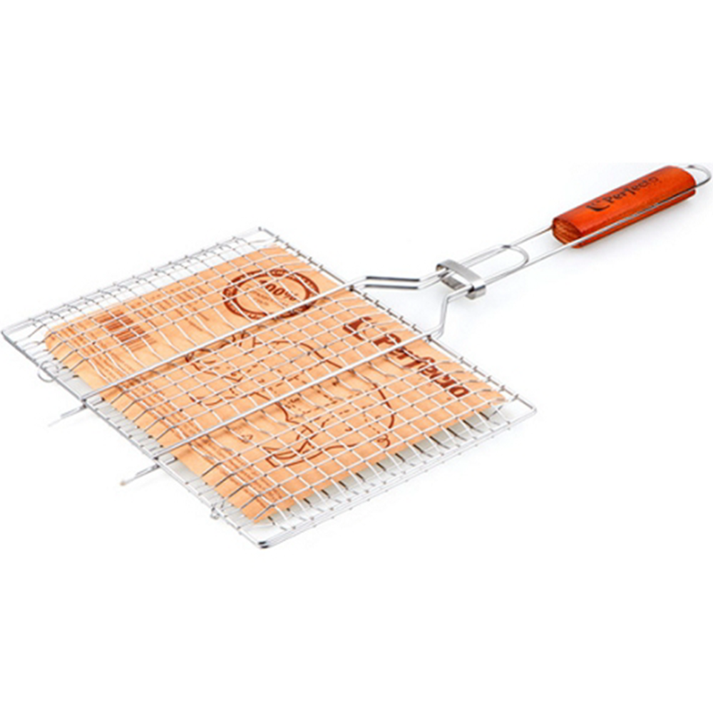 Решетка-гриль «Perfecto Linea» с деревянной ручкой, 320x230 мм