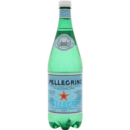 Вода минеральная «S.Pellegrino» газированная, 1 л