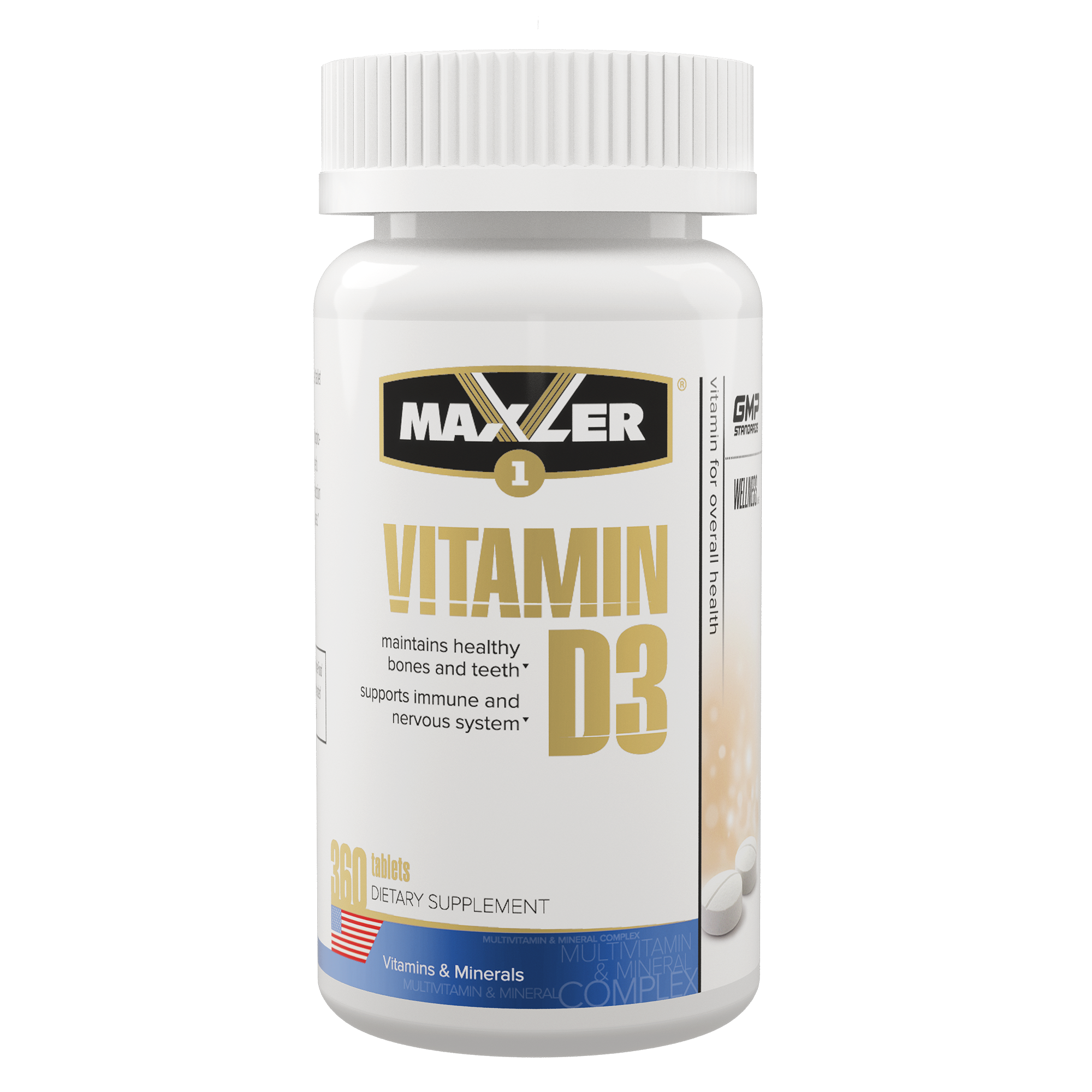 Витамин Д3 Maxler Vitamin D3 1200 IU 360 tabs