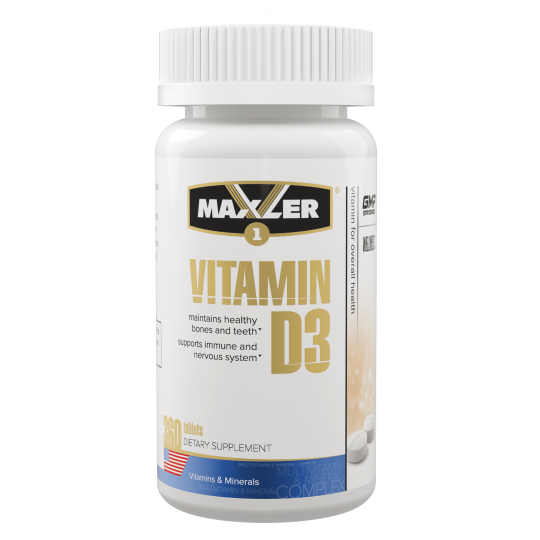 Витамин Д3 Maxler Vitamin D3 1200 IU 360 tabs