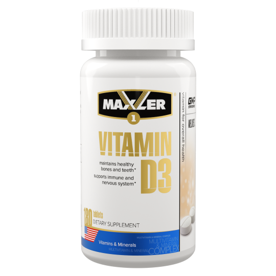 Витамин Д3 Maxler Vitamin D3 1200 IU 180 tabs