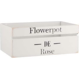 Ящик для цветов «Grifeldecor» Flowerpot De Rose, BZ171-2W109, белый