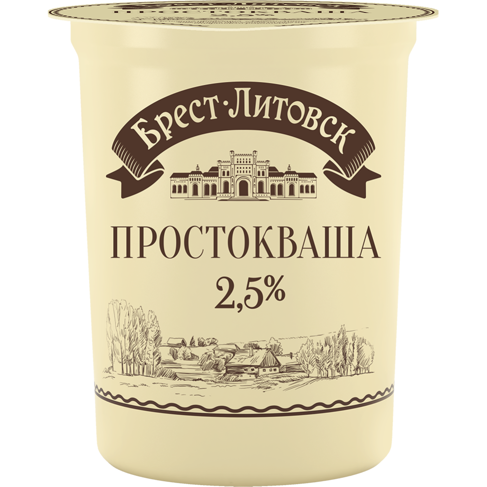 Простокваша «Брест-Литовск» 2.5 %, 380 г #0