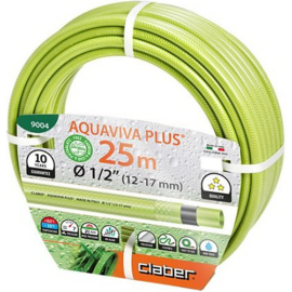 Шланг поливочный «Claber» Aquaviva Plus 1/2, 9004, 25 м