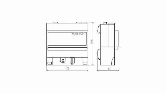 Счетчик электроэнергии Меркурий 201.2 (5-60А)