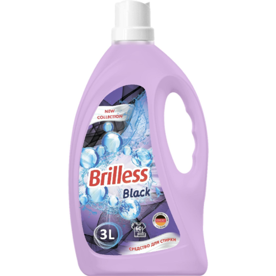 Моющее средство «Brilless» Black, для черных тканей, 3 л