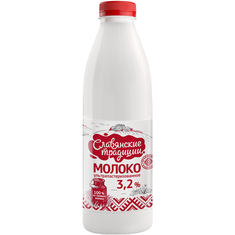 Молоко «Славянские традиции» ультрапастеризованное, 3.2% #0
