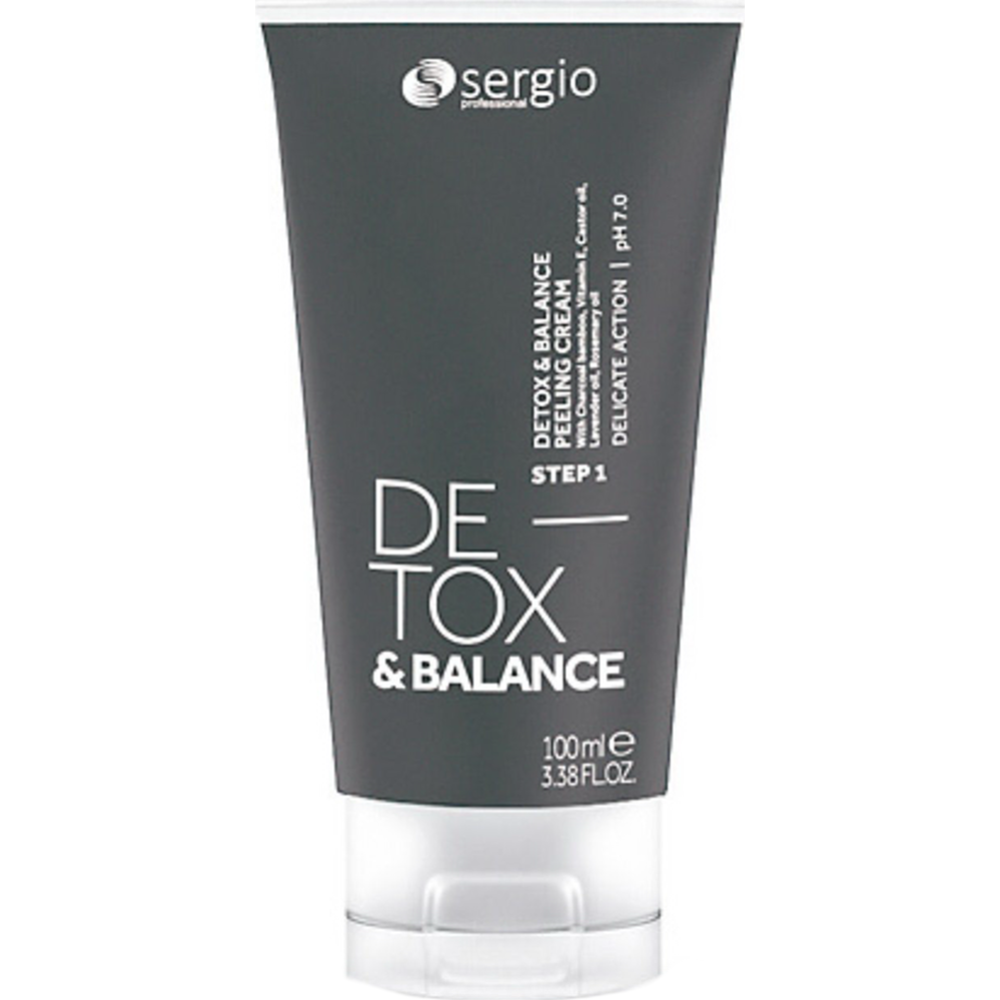 Крем-скраб для кожи головы «Sergio Professional» очищающий и восстанавливающий, Detox, 46473, 100 мл