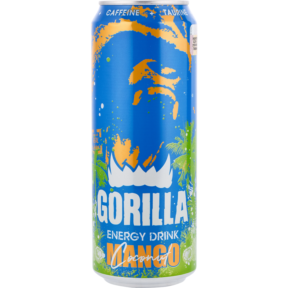 Энергетический напиток «Gorilla» манго, 0.45 л #0
