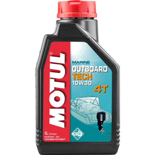 Масло моторное «Motul» Outboard Tech 4T 10W30, 106453, 1 л