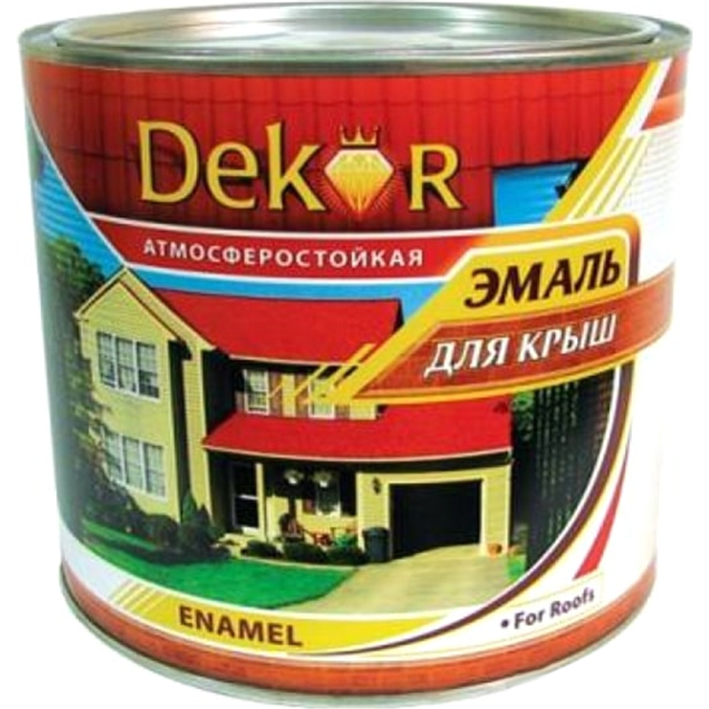 Эмаль «Dekor» серый, 1.9 кг