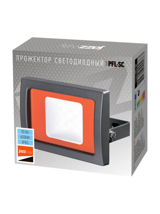 Прожектор PFL -SC-  10w 6500K IP65 (матовое стекло) Jazzway .5004863