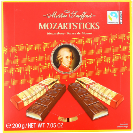 Набор шоколада «Mozartsticks» в мини-батончиках, 200 г