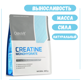 Креатин моногидрат OstroVit Creatine Monohydrate 300 г, Натуральный