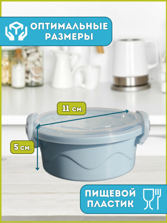 Контейнер для хранения Bee Home AK-241 300 мл., голубой