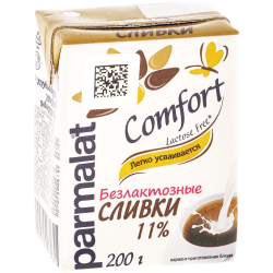 Сливки «Parmalat» уль­тра­па­сте­ри­зо­ван­ные, 11%, 200 г