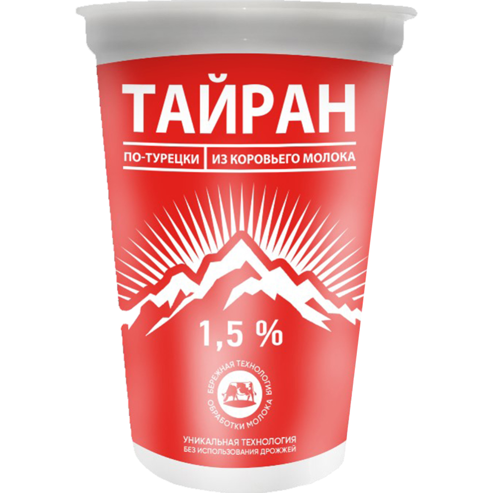 Напиток кисломолочный «Тайран по -Турецки» 1,5 %, 220 г #0