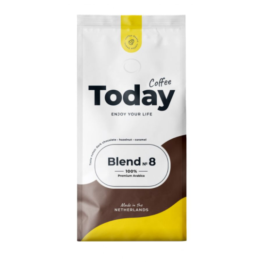 Кофе в зернах TODAY Blend №8, 800г. Арабика, Нидерланды