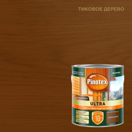 Pinotex Ultra(2.5л,тиковое дерево)Лазурь для древесины Влагостойкая Пинотекс Ультра