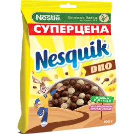 Сухой завтрак «Nesquik» Шоколадные шарики, Duo 500 г