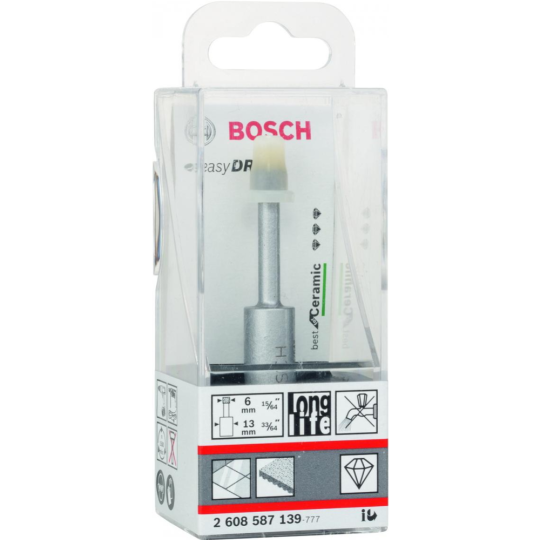 Алмазное сверло «Bosch» 2608587139, 6 мм