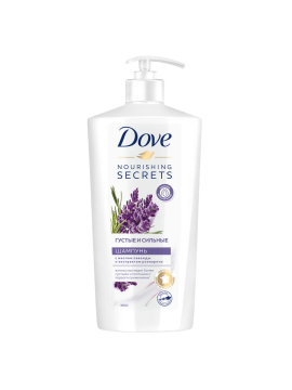 DOVE NOURISHING SECRETS Шампунь Густые и сильные лаванда и розмарин 630мл