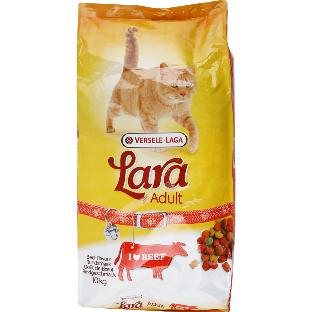 Корм для кошек «Versele-Laga» со вкусом говядины, 10 кг