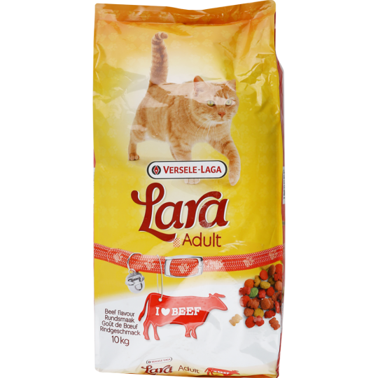 Корм для кошек «Lara» со вкусом говядины, 10 кг