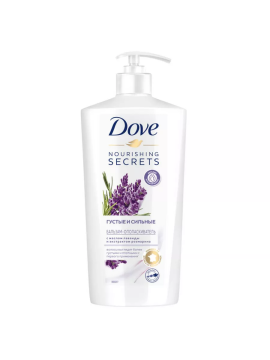 DOVE NOURISHING SECRETS Бальзам-ополаскиватель Густые и сильные лаванда и розмарин 630мл