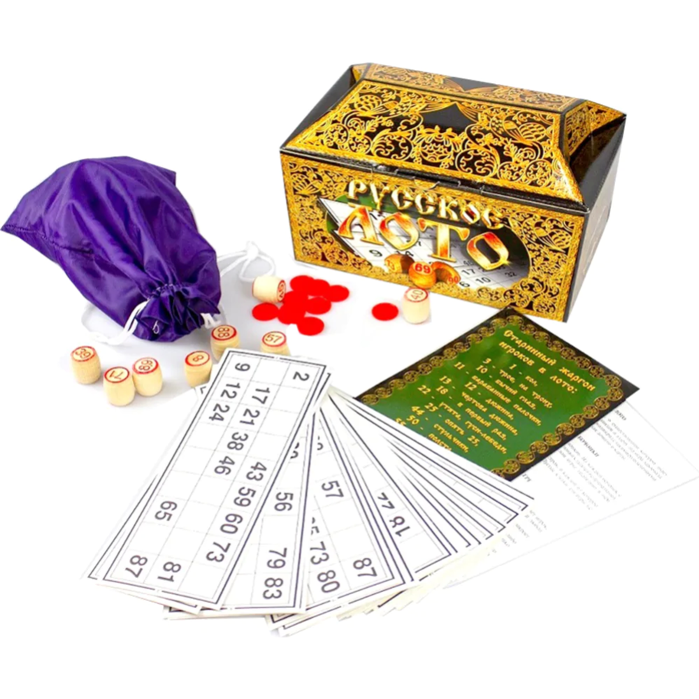 Игра настольная «Десятое королевство» Русское лото, картонный ларец, 00142