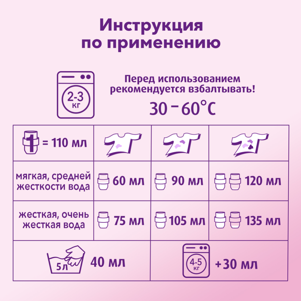 Гель для стирки «Ласка» Шерсть и шелк, 1 л