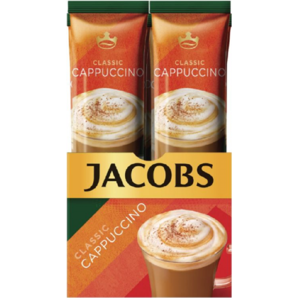 УП. Кофейный напиток «Jacobs» Classic Cappuccino, 10х18.7 г