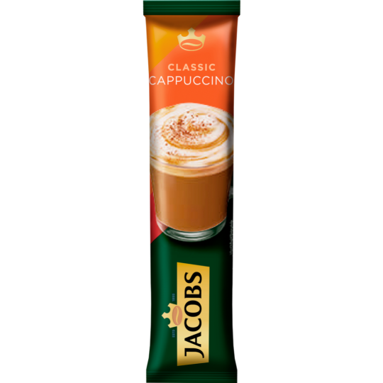 Уп. Кофейный напиток растворимый «Jacobs» Classic Cappuccino, 10х18.7 г