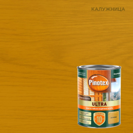 Pinotex Ultra(0,9л,калужница)Лазурь для древесины Влагостойкая Пинотекс Ультра