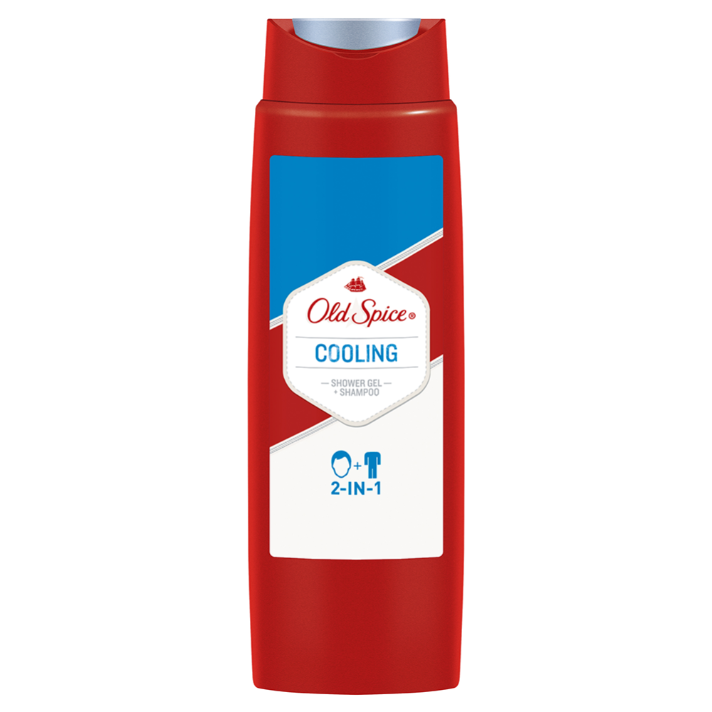 Гель для душа и шампунь 2в1 «Old Spice» cooling, 250 мл