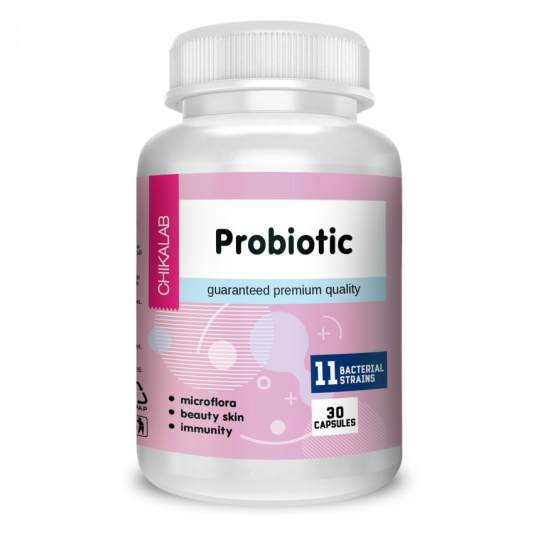 Пробиотик Chikalab Probiotic Lacto, 30 капс