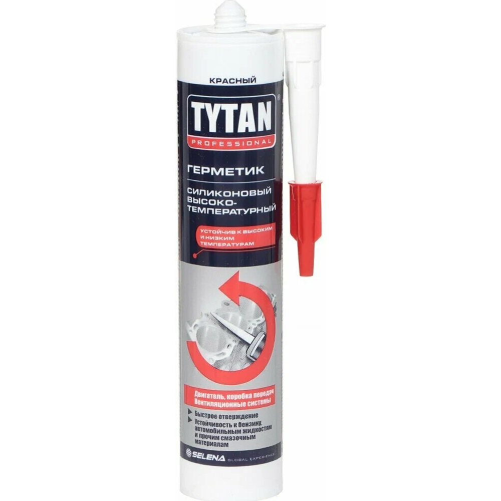 Герметик «Tytan» Professional, высокотемпературный, красный, 280 мл