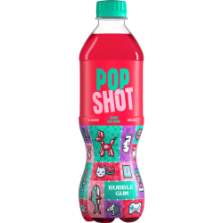 На­пи­ток га­зи­ро­ван­ный «Pop Shop» Бабл-гам, 0,5л
