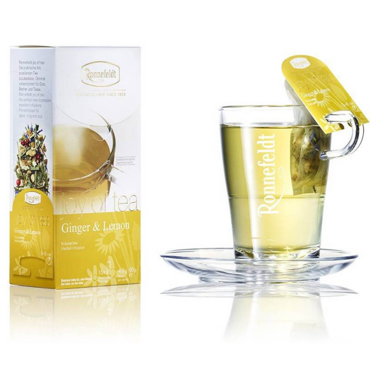 Чай пакетированный Ronnefeldt Joy of Tea Ginger & Lemon, 15шт