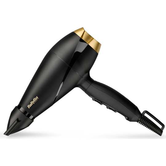 Фен «BaByliss» 6704E, черный/золото