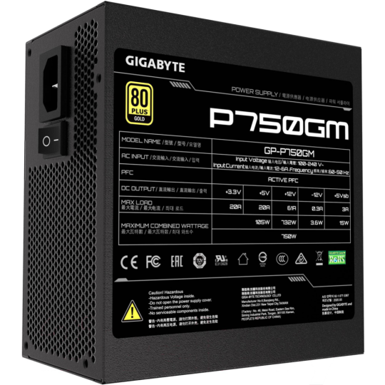 Блок питания «Gigabyte» 28200-P750G-1EUR