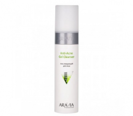 Гель очищающий для жирной и проблемной кожи лица Anti-Acne Gel Cleanser ARAVIA Professional