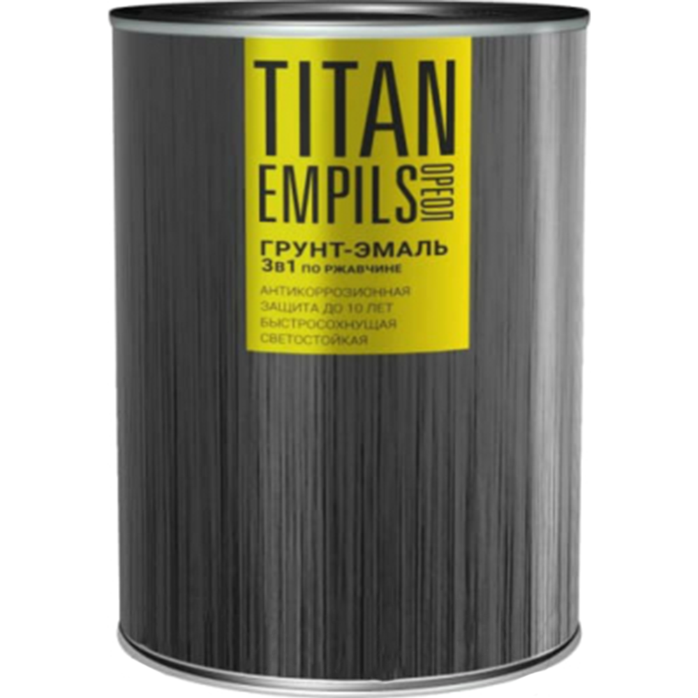 Грунт-эмаль «Titan Empils» по ржавчине, желтый RAL 1021, 2.7 кг
