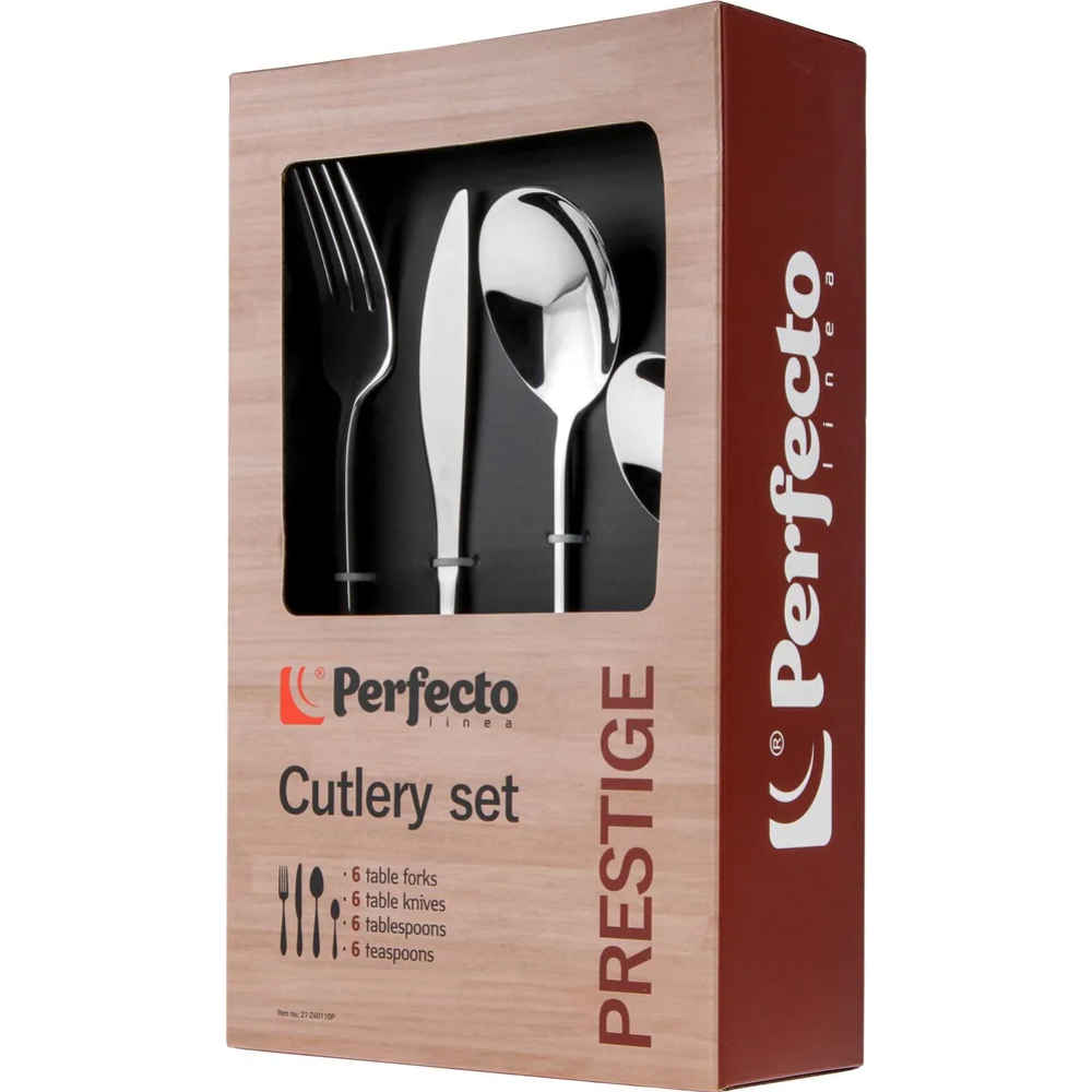 Набор столовых приборов «Perfecto Linea» Prestige, 21-240110P, глянцевый, 24 шт